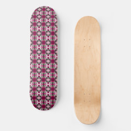  in roze en groen kleurenblok persoonlijk skateboard