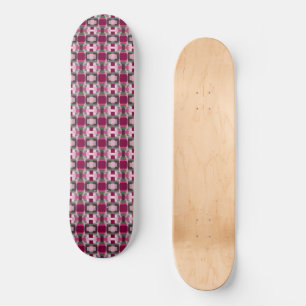  in roze en groen kleurenblok persoonlijk skateboard