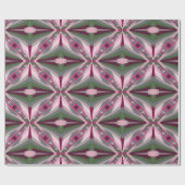  in roze en groen verstijfd kleurenblok cadeaupapier (Vlak)