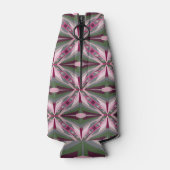 in roze en groen verstijfd kleurenblok flesjeskoeler (Achterkant)