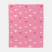  in roze fleece deken (Voorkant)