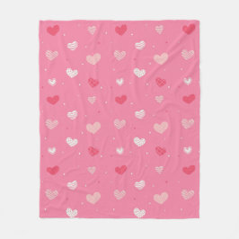  in roze fleece deken