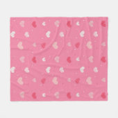  in roze fleece deken (Voorkant (Horizontaal))