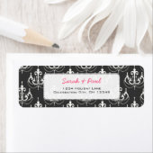  in Roze Flowers Return Address Label (Insitu)