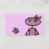  in Roze Gepersonaliseerde Visitekaartjes (Achterkant)