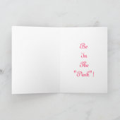 In Roze Halloween Kaart (Binnen)