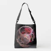  in Roze Honden Crossbody Tas (Achterkant)