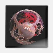  in Roze Honden Magneet (Voorkant)