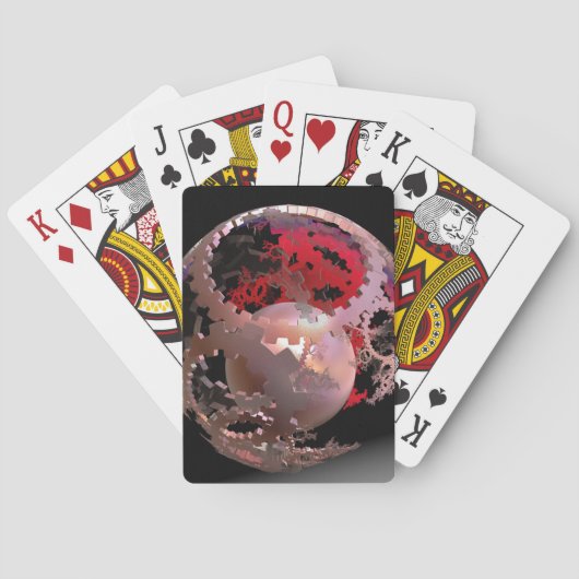  in Roze Honden Pokerkaarten (Achterkant)