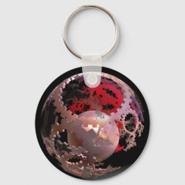 in Roze Honden Sleutelhanger