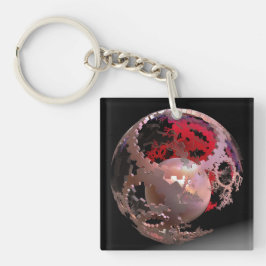 in Roze Honden Sleutelhanger