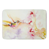 "In roze" Hummingbird Print Badmat (Voorkant)