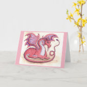  in roze - kaart (Gele Bloem)