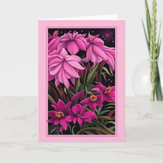  in roze kaart (Voorkant)