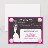 in roze kaart (Voorkant / Achterkant)