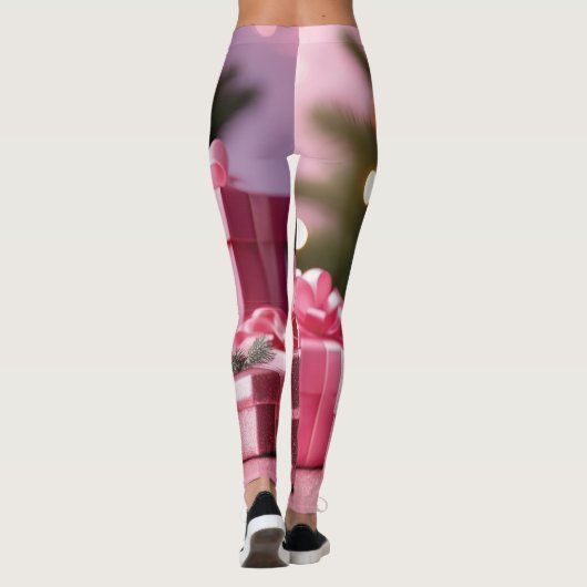  in roze Leggings (Achterkant)