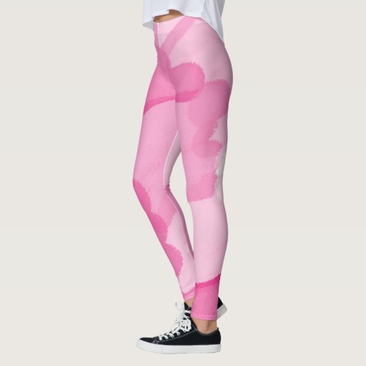  in roze leggings (Links)