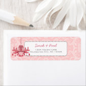  in Roze Luchters Return Address Label (Insitu)