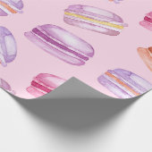  in roze Macarons Cadeaupapier (Hoek)