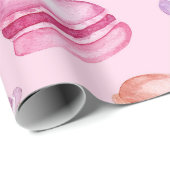  in roze Macarons Cadeaupapier (Rol Hoek)