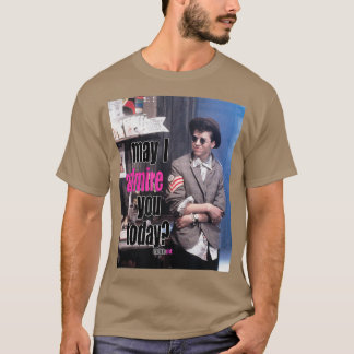 in Roze mag ik je vandaag bewonderen T-shirt