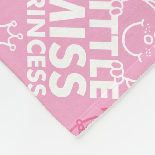 in roze | Monogram Fleece Deken (Hoek)