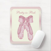 in Roze Mousepad Muismat (Met muis)