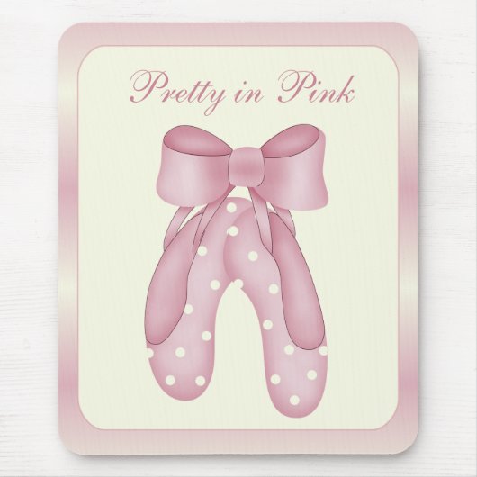 in Roze Mousepad Muismat (Voorkant)