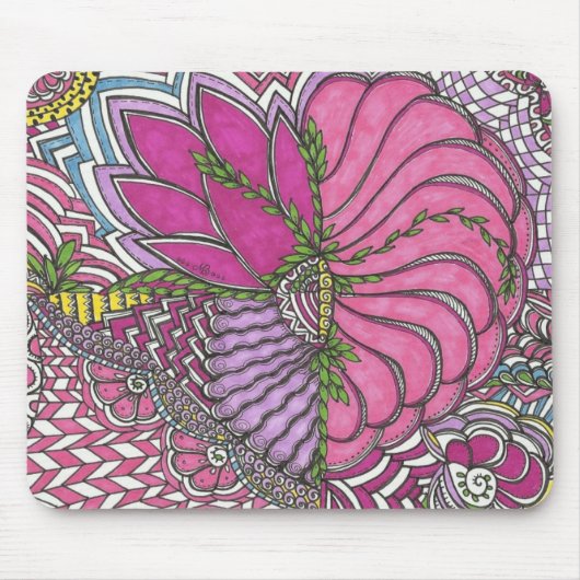  in roze muismat (Voorkant)