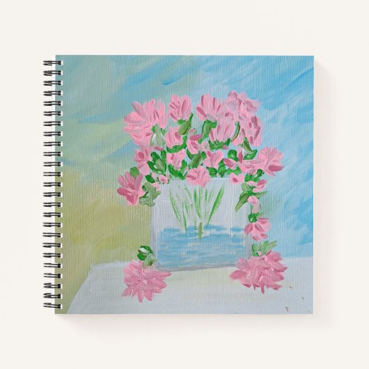 in roze Notitieboek (Voorkant)