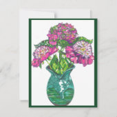 in roze notitiekaartje (Voorkant)