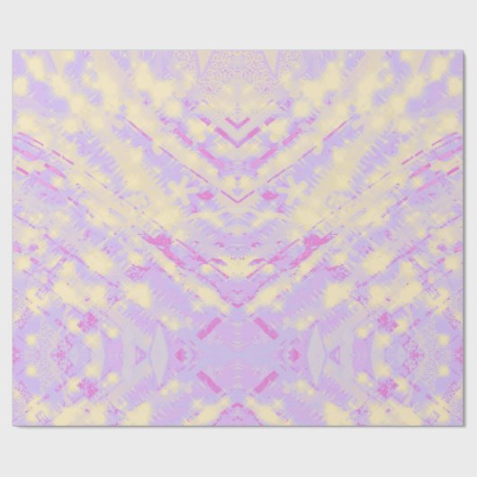  in roze omslagpapier cadeaupapier (Vlak)