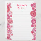  in Roze Ontvang Multomap Letterpagina's invoegen (Voorkant / Achterkant)