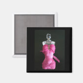 in Roze parfumfles Magneet (Voorkant / Achterkant)