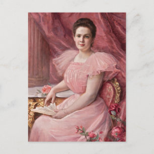  in roze   Paul De La Boulaye Briefkaart