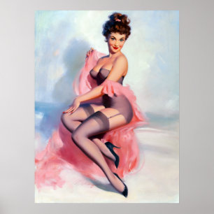 in Roze Pin UP Poster