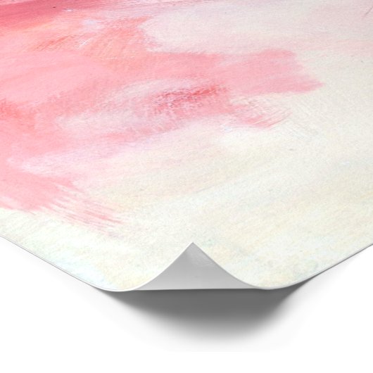  in Roze Pin UP Poster (Hoek)