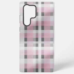  in Roze Plaid Pattern – Trendy Tartan Samsung Galaxy Hoesje