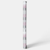  in Roze Plaid Pattern – Trendy Tartan Samsung Galaxy Hoesje (Linkerkant)