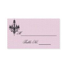  in Roze Polka Dots met Zwarte Kroonluchter Pl