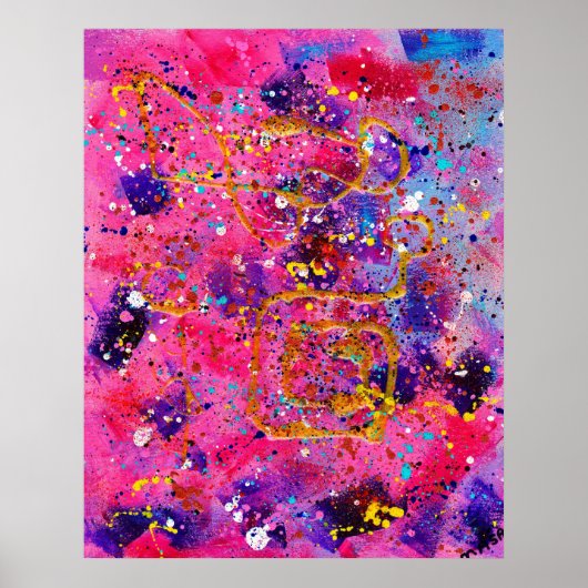 In roze poster (Voorkant)