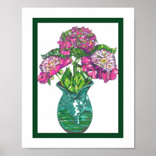  in roze poster