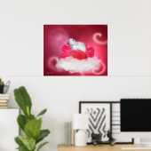 in roze poster (Thuiskantoor)