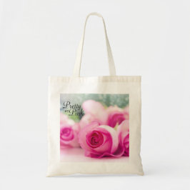  in roze rozen tote bag