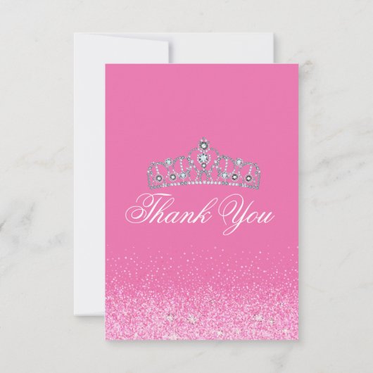  in Roze, Sparkle Dank u Kaarten (Achterkant)