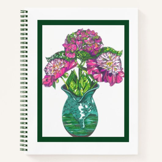  in roze spiraal Notitieboek (Voorkant)