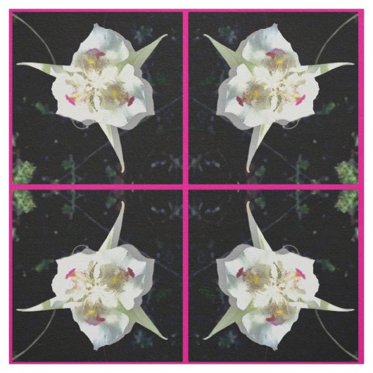 in roze stof (Swatch)