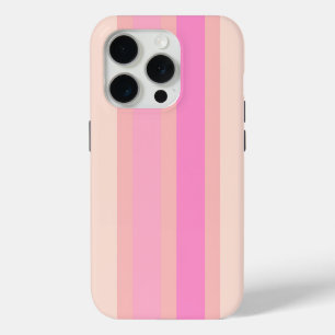 in roze strepen iPhone 15 pro case