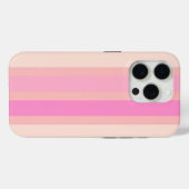  in roze strepen Case-Mate iPhone case (Achterkant (horizontaal))