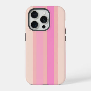  in roze strepen iPhone 15 pro case